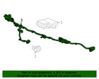 Genuine Gm Parking Aid System Wiring Harness 85727920