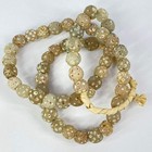 Venetian Skunk White Clear Trade Beads