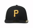 New Era 59fifty Men Women Hat Pittsburgh Pirates Low Profile Black Fitted Cap