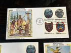 Northwest Indian Masks Colorano  silk  Cachet  1980 Fdc Set Of Five