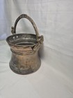Antique Copper   Brass Cauldron Hanging Pot bucket 