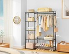 Portable Wardrobe Closet  Clothing Rack With 4 Tiers  Free Standing Organizer