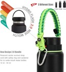 2 0 Paracord Handle For Hydroflask 32 Oz-40 Oz Wide Mouth  Glow Green 