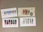 Four Israel Fdc With 9 10 12 Stamps