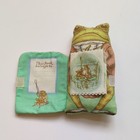 Vintage 80s Cloth Toy Soft Book Jeremy Toad Beatrix Potter Anne Wilkinson