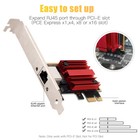 2 5gbps Pcie Network Card To Rj45 Gigabit Ethernet Network Adapter For Desktop
