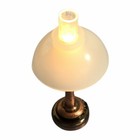 Dollhouse Miniature Led Battery Table Lamp Large 1 12 Or 1 6 Scale Vintage Style