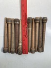 Wood Bobbins Wood Quills Vintage Factory Reclaimed Industrial 7 3 8   Lot Of 10