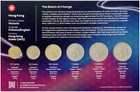 Hong Kong 10 Cents - 5 Dollars Set  1998-2019  Km  64-69  Mint  In Folder-card