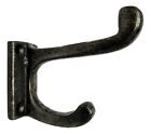 4 New Antique Style Rustic Natural Iron School Coat Key Towel Hooks Hardware