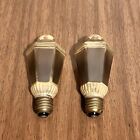 Antique Light Bulbs Early 20th-century Hexagonal Lantern Frosted Glass Austria