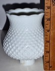 Vintage Hobnail Milk Glass Globe  Lamp  Chandelier  Sconce Shade