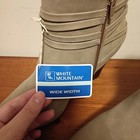 White Mountain Womens Spade Faux Leather Almond Toe Ankle Boots  size 7 5 