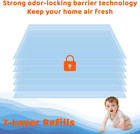 Jumbo Square Refills Disposal Bags Compatible With Diaper Genie Compact   Select