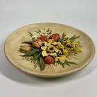 Vintage Bossons Style Handpainted Spring Flowers Chalkware Wall Plaque Decor 14   