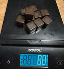 Catalin Brown Lot 10 Cubes Brown 18 88mm By Bakelite Vintage