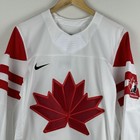 Nike Team Canada Olympics Replica Hockey Jersey White Red P34235 Men Size Small