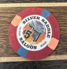 Silver Saddle Saloon Casino  5 Casino Gaming Poker Chip - Las Vegas