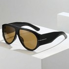Vintage Large Oversized For Men Women Trendy Lens Aviator Retro 70 s Sunglasses
