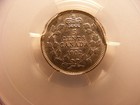 1902 Canada 5 Cents Silver Foreign Coin  Au53  Pcgs