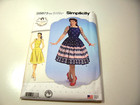 Simplicity Misses  Dress Cup Sizes  Uncut Pattern  S8873 D5  Us Size 4-12  Bn28