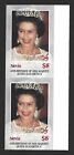 Aop Nevis Qeii 60th Birtday  8 Imperf Pair Mnh