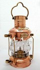 14  Brass   Copper Anchor Boat Light Oil Lamp Nautical Maritime Ship Lantern