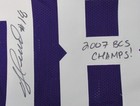 Jacob Hester Lsu Signed inscribed Custom Football Jersey 200882