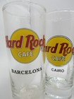 Lot   12 Different - International  Hard Rock Cafe  4  Cordial Shot Glasses