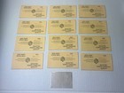 Lot Of 12 Pieces - Antique Original Sheet Mica 2 1 2 x3 1 2  Stove Lantern - Nos