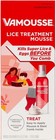 Lice Treatment Mousse 6 Fl Oz  Clinically Proven To Kill Super Lice   Eggs  E   
