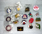 Lot Of 17 Vintage Women s Bowling League And Novelty Bowling Pins Buttons Badges