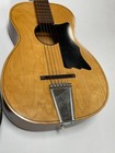 Vintage 1960 s Rare Harmony Parlor Acoustic Guitar - Birch Wood  W  Case