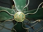 Antique Ge 16    4 Blade  Oscillating 3 Speed Fan Original Paint Working