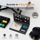 Gram Digital Scale 0 01g Accuracy  500g Small Pocket Scale Jewelry Scale
