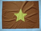 Vietnam War North Vietnamese Army  nva  Cotton Battle Flag  vintage 