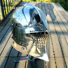 Medieval Armor Barbuta 18 Gage Mild Steel Armor Knight Helmet Gift For Halloween