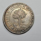 1830 Honduras Central American Republic Silver 1 Real Sunface Tegucigalpa  v117