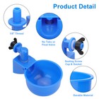 10pcs Automatic Water Cups Poultry Drinker Waterer Chicken Duck Quail Drinking