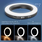 Smallrig Vibe P30 67mm Bi-color Portable Ring Led Video Light For Camera Lens