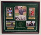 Rory Mcilroy Career Grand Slam Multi Photos Professionally Framed With Nameplate