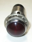 Dialco 75w 125v 1  Round Red Lens Panel Indicator Light No Bulb Nos