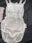 Vintage Baby 1970s 80s Era Boots Clothes And Socks Pink Nb To 3 Months