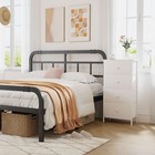 Boluo Small White Dresser For Bedroom 4 Drawer Dressers   Chests Of Drawers K   