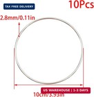 10 Pcs Metal Floral Hoops  Wreath Macrame Hoop Rings  Metal O Rings   Si
