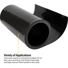 Colored Plastic Hdpe Sheet 25 Ft Rolled  1 8 Inch Thick  Black