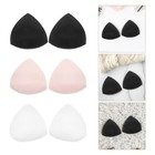 6pairs Triangle Inserts Cushions Soft For Swimwear Sports Use