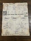 Very Rare 100  Original Louis Marx Big Loo Toy Robot Instruction Sheet Space
