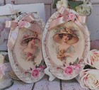 Shabby Chic Vintage Country Cottage Style Wall table Decor  Sign Victorian Women