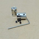 Shaft Coupling 45  Steel Rigid Coupler Motor Shaft Joint Connector 4 5 6 8 10mm